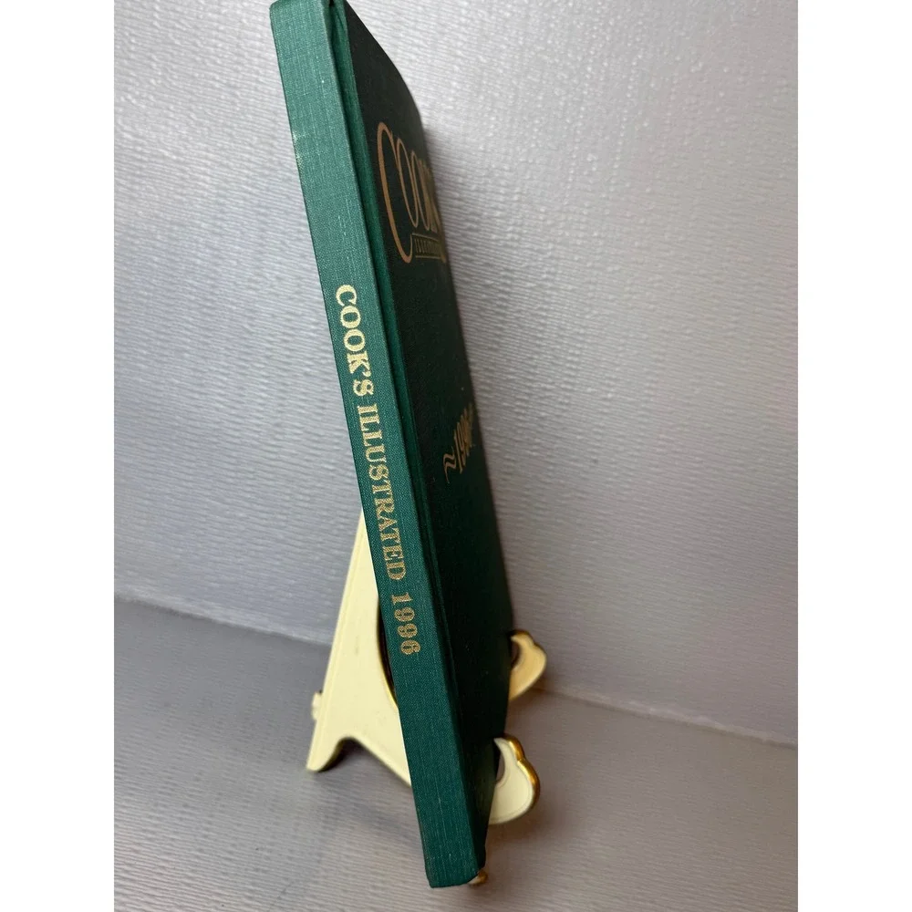 Vintage Cooks Illustrated 1996 Annual Bound Anthology Hardcover Green Gold Gilt